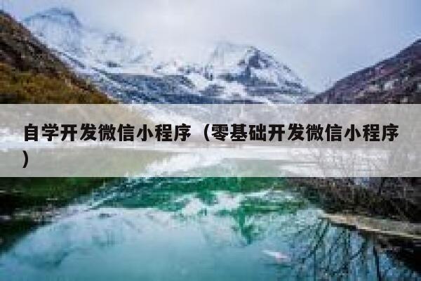 自学开发微信小程序（零基础开发微信小程序） 第1张