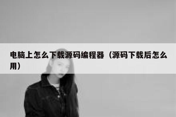 电脑上怎么下载源码编程器（源码下载后怎么用） 第1张