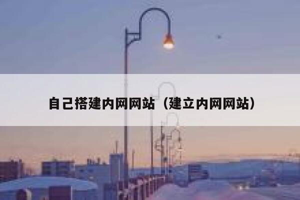 自己搭建内网网站（建立内网网站） 第1张