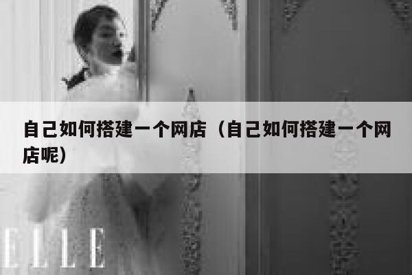 自己如何搭建一个网店（自己如何搭建一个网店呢） 第1张