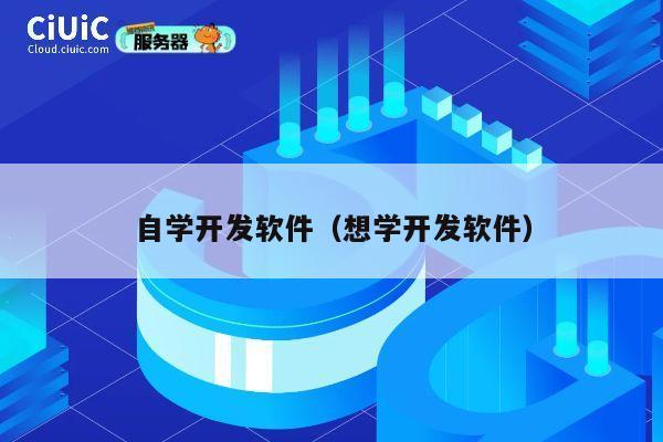 自学开发软件（想学开发软件） 第1张